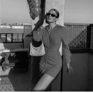 ZARA Womens Sz-S Black Ruched Drape Linen Blend Long Sleeve Collared Dress(C-24)